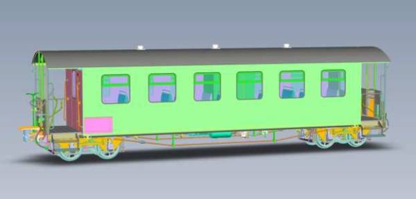 Kiss 700406 - Personenwagen C4i der DR, Rekowagen